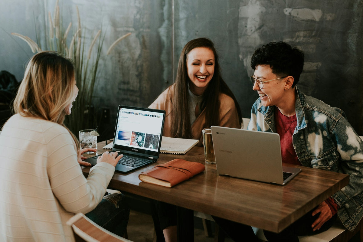 Custom apparel for teams and businesses: a team working together