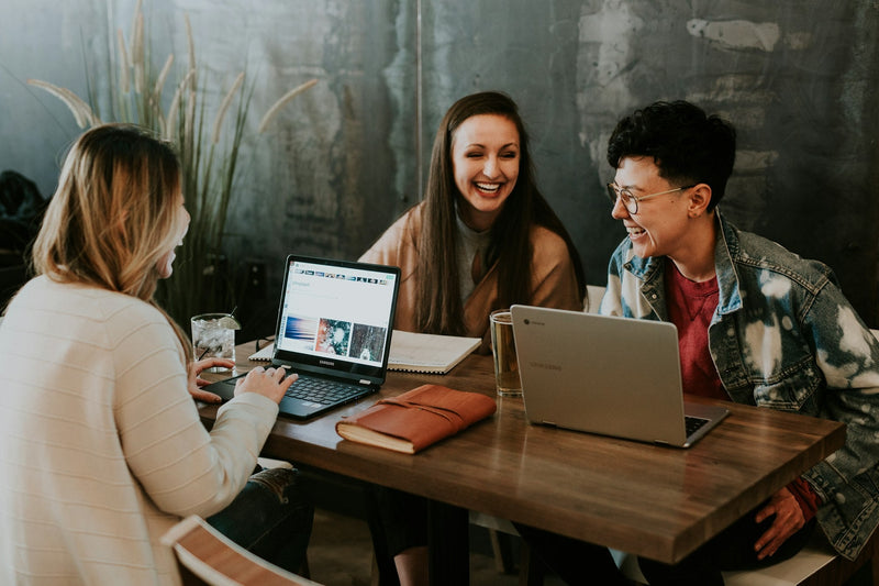 Custom apparel for teams and businesses: a team working together