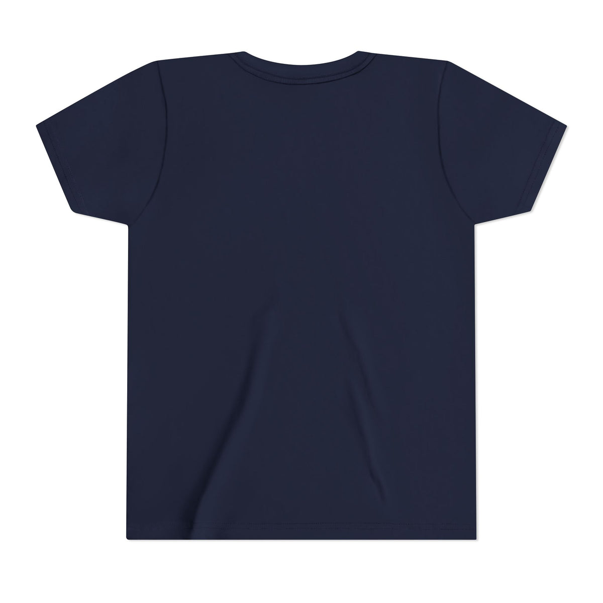 Little Legend Youth Tee, Dark Colors, personalized kids t-shirt with a custom photo and name, Navy, worn, front view