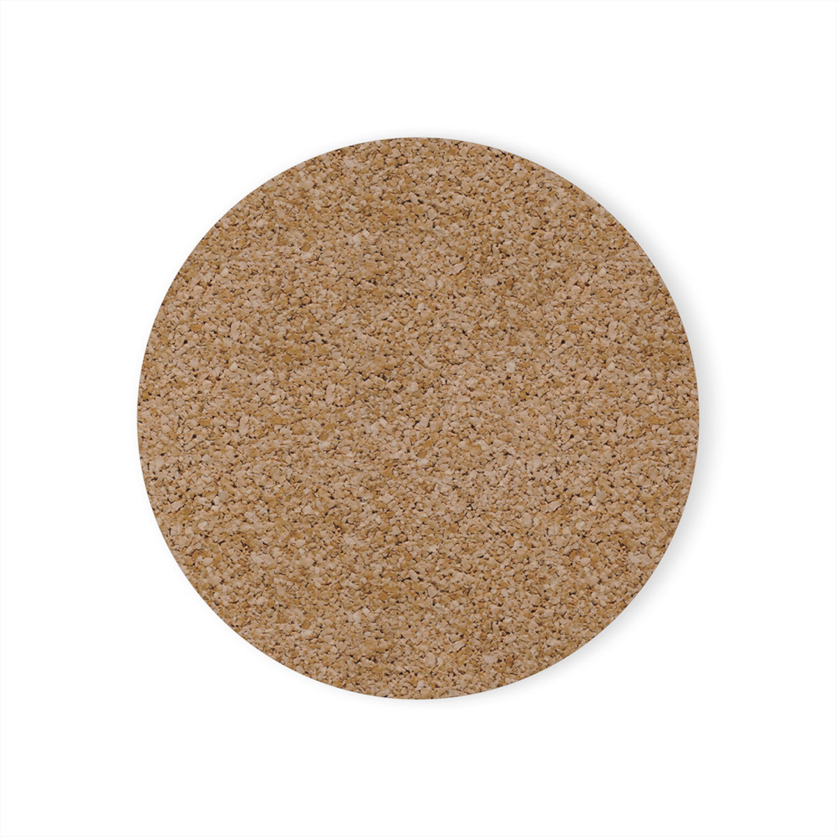Memory Cork Coaster, personalized photo coaster with a custom photo and name, shown in a room