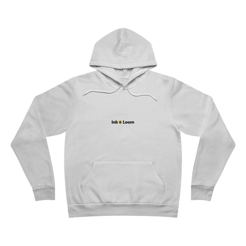 Cloud Sponge Fleece Hoodie, personalized sponge fleece hoodie with a custom photo and name, White, front view