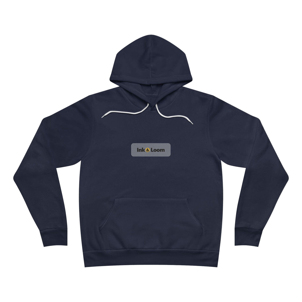 Cloud Sponge Fleece Hoodie, Dark Colors, personalized sponge fleece hoodie with a custom photo and name, True Royal, front view