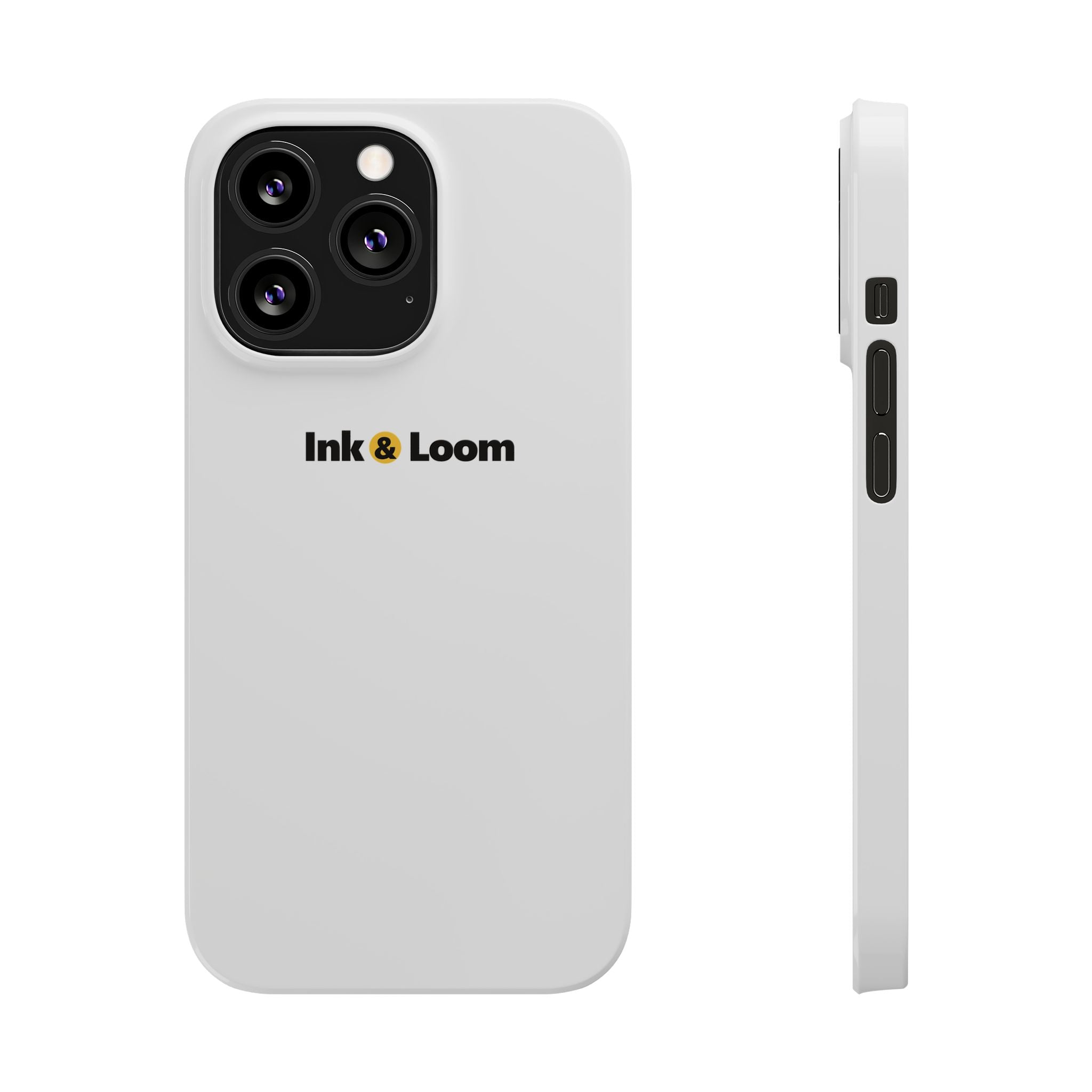 Slim Photo Phone Case, personalized slim phone case with a custom photo and name, front view