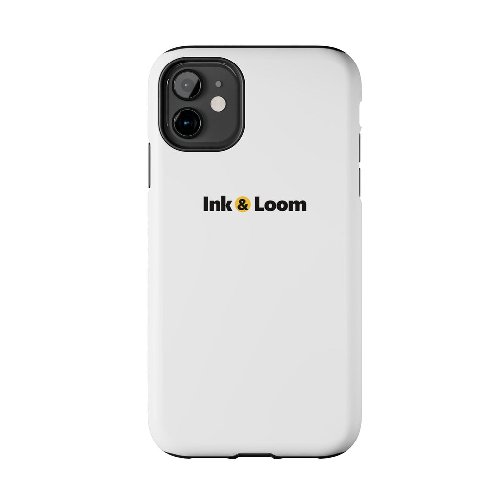 Tough Photo Phone Case, personalized tough phone case with a custom photo and name, front view