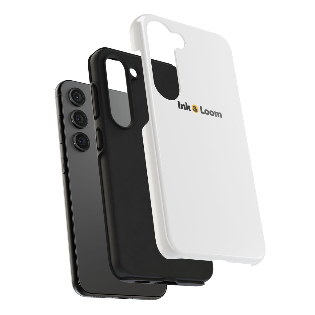 Tough Photo Phone Case, personalized tough phone case with a custom photo and name, front view