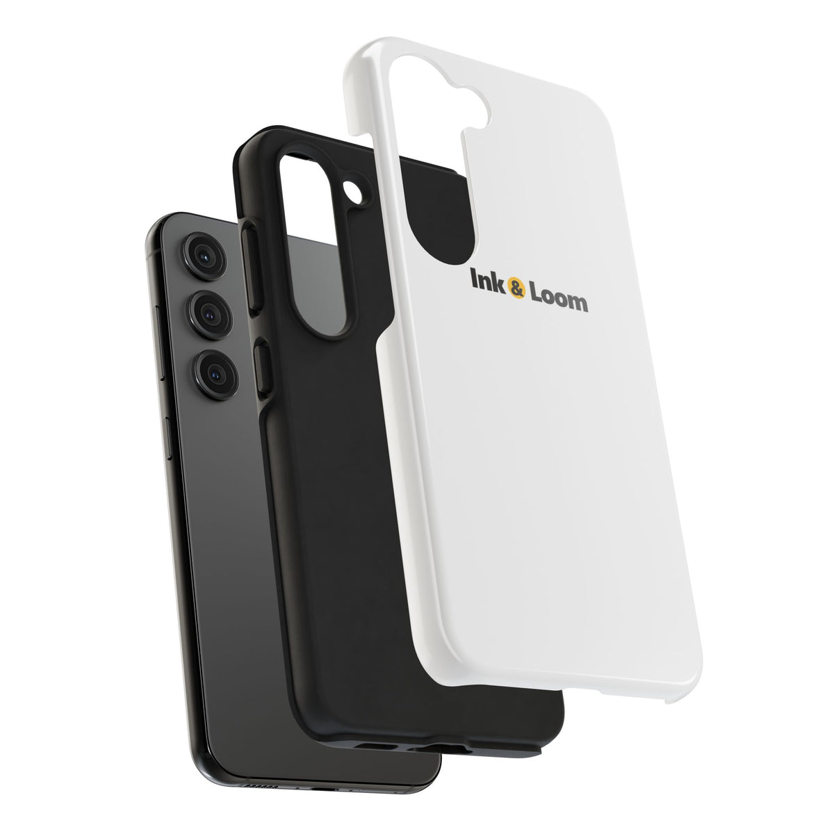 Tough Photo Phone Case, personalized tough phone case with a custom photo and name, front view