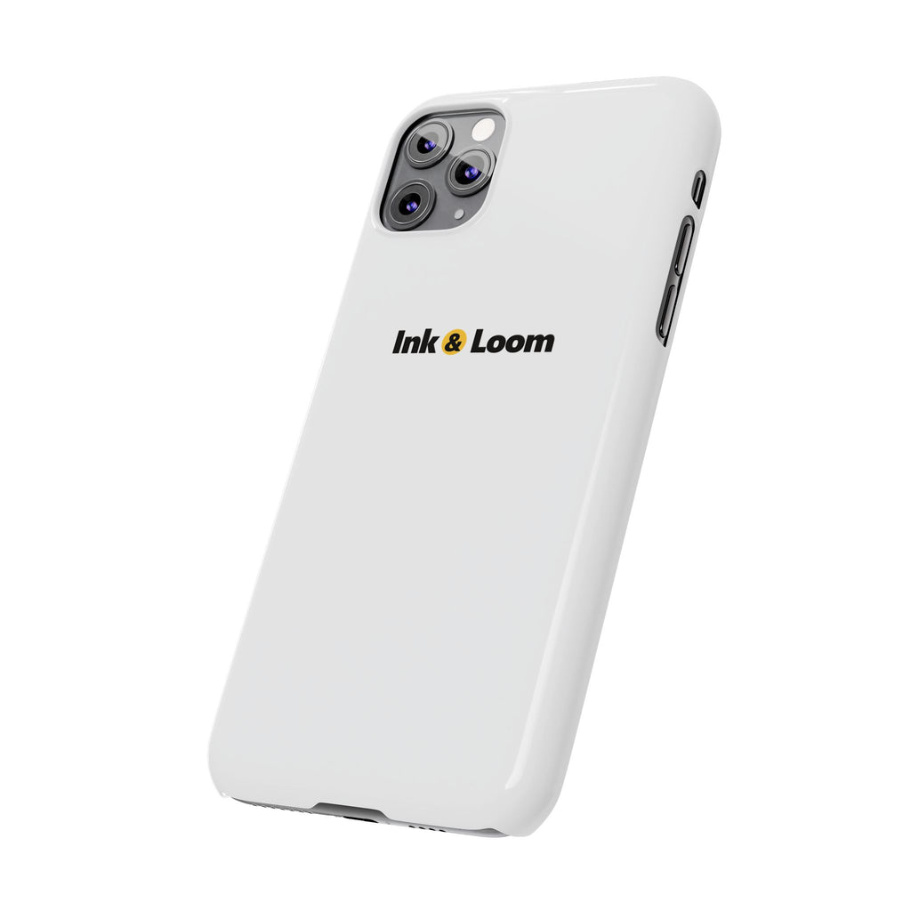 Slim Photo Phone Case, personalized slim phone case with a custom photo and name, front view