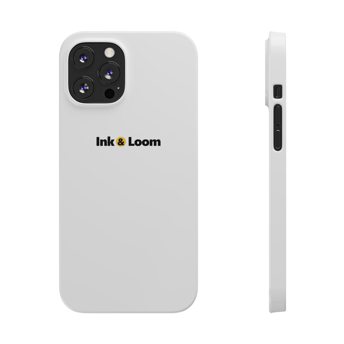 Slim Photo Phone Case, personalized slim phone case with a custom photo and name, front view