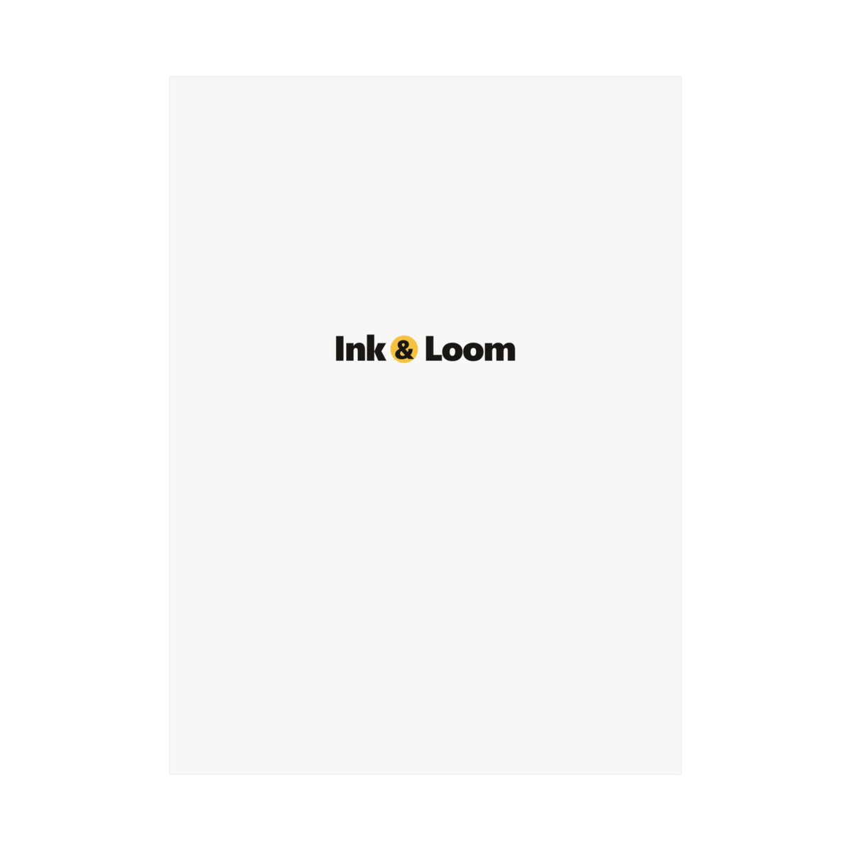 Gallery Matte Poster, personalized photo poster with a custom photo and name, front view