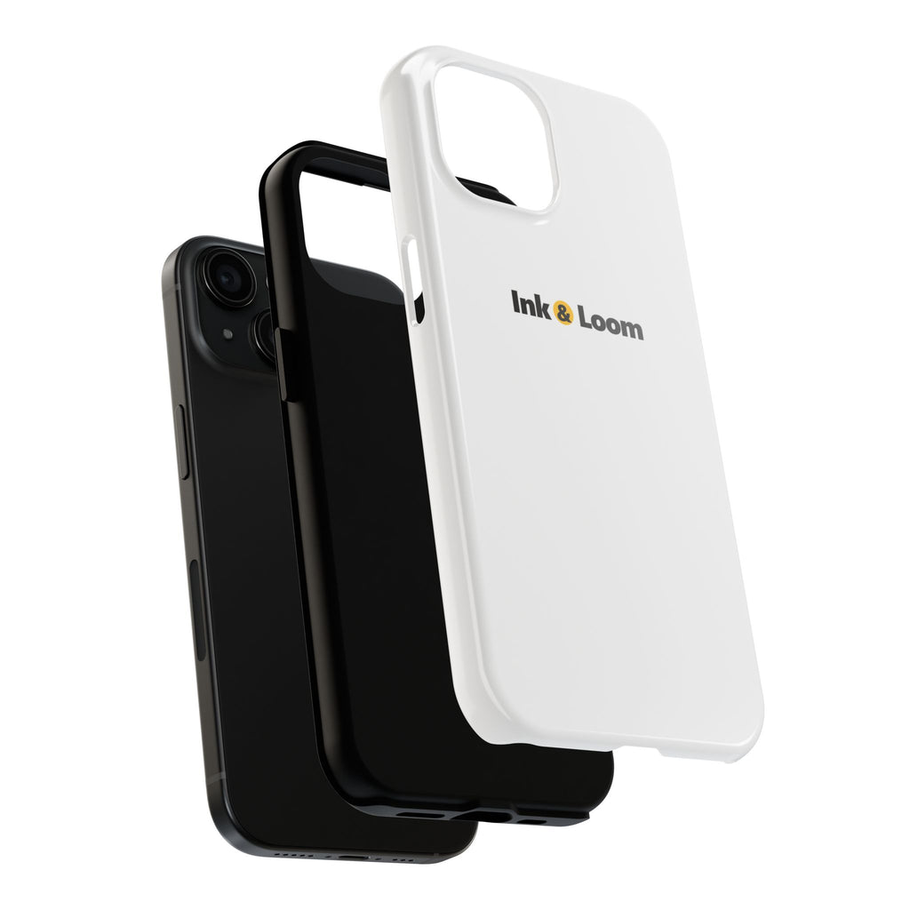 Tough Photo Phone Case, personalized tough phone case with a custom photo and name, front view