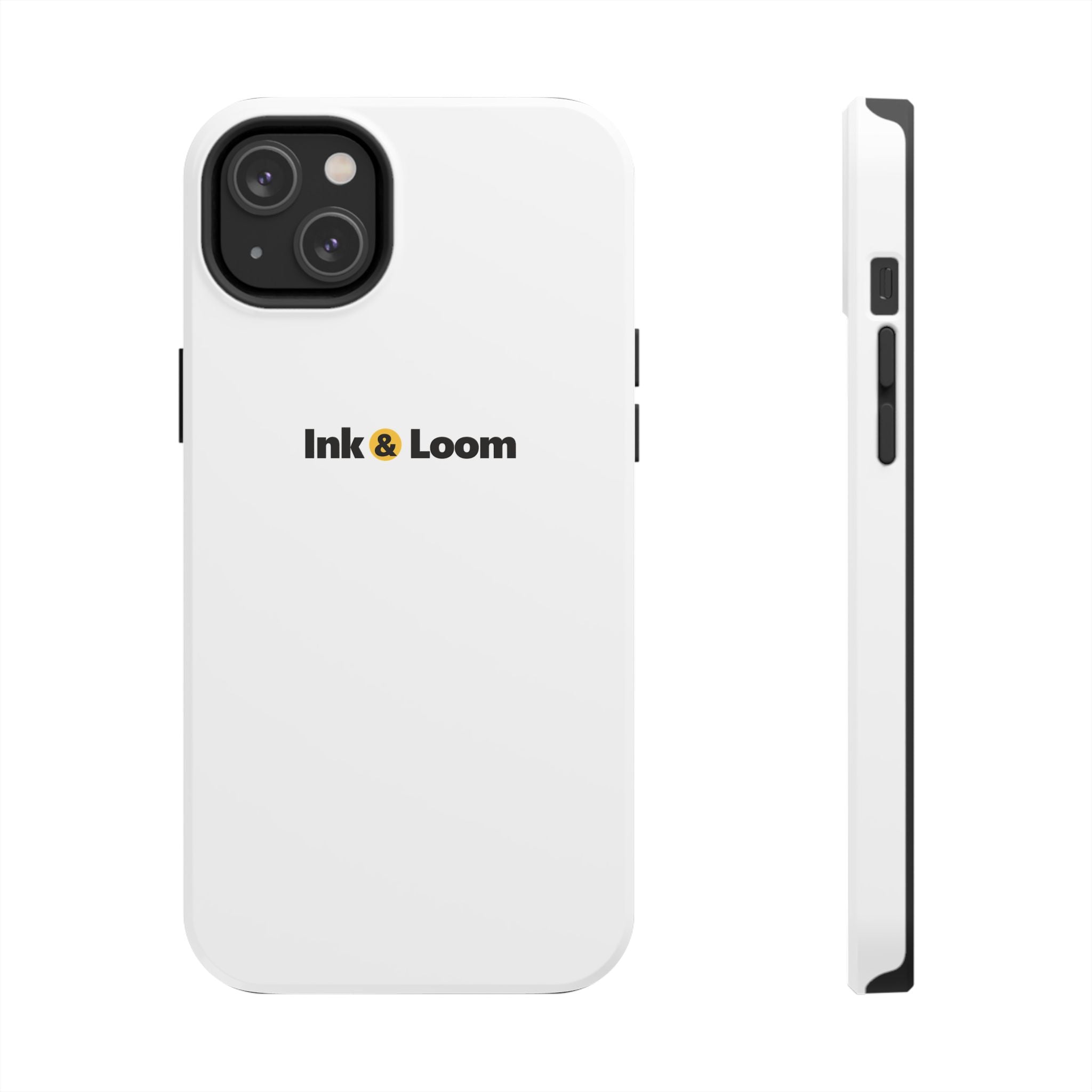 Tough Photo Phone Case, personalized tough phone case with a custom photo and name, front view