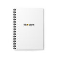 Daily Notes Spiral Notebook, personalized spiral notebook with a custom photo and name, front view