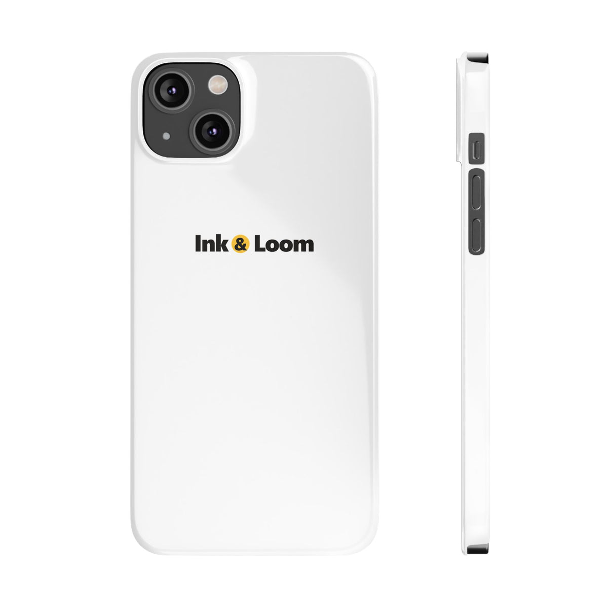 Slim Photo Phone Case, personalized slim phone case with a custom photo and name, front view