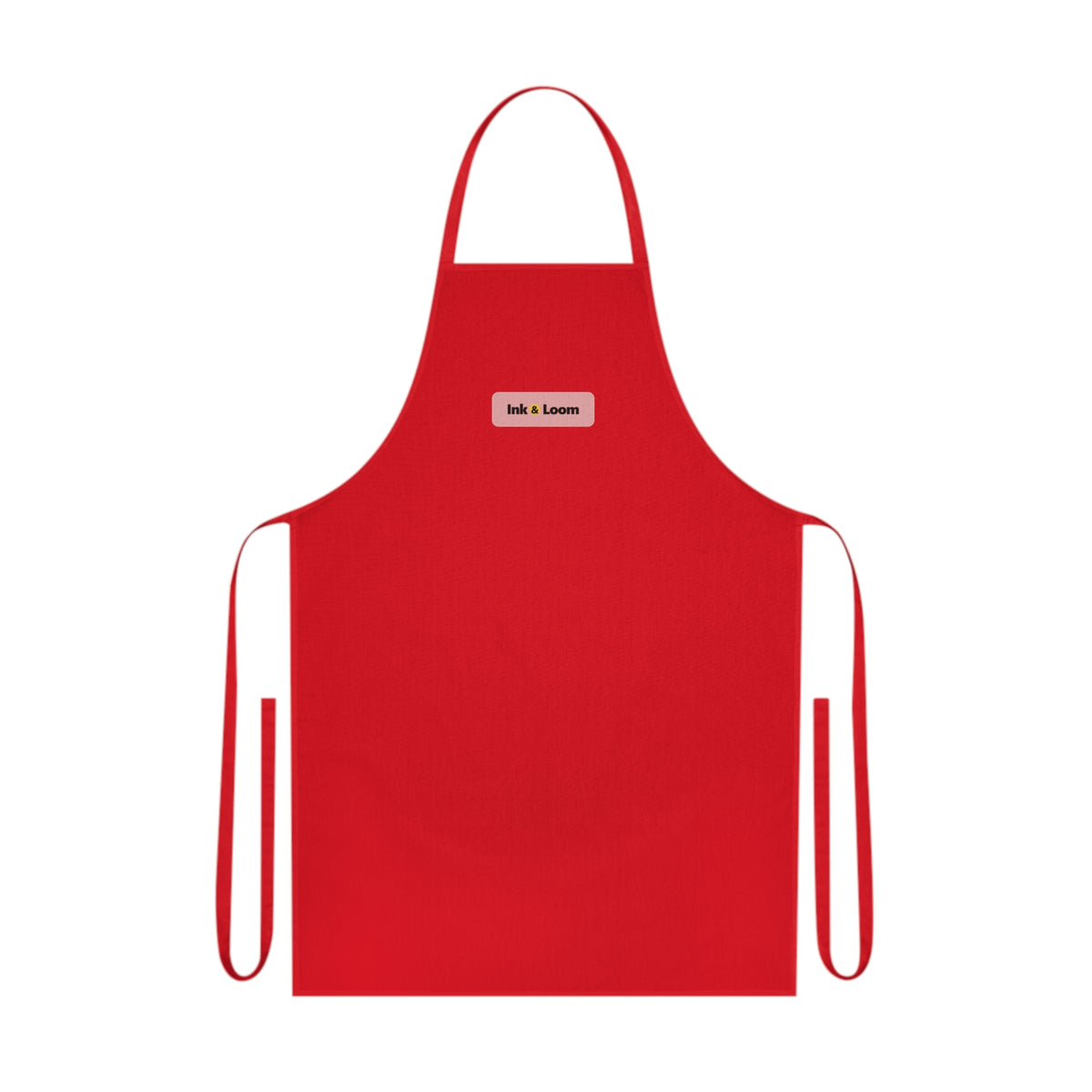 Kitchen Hero Apron, Dark Colors, personalized apron with a custom photo and name, Navy, front view