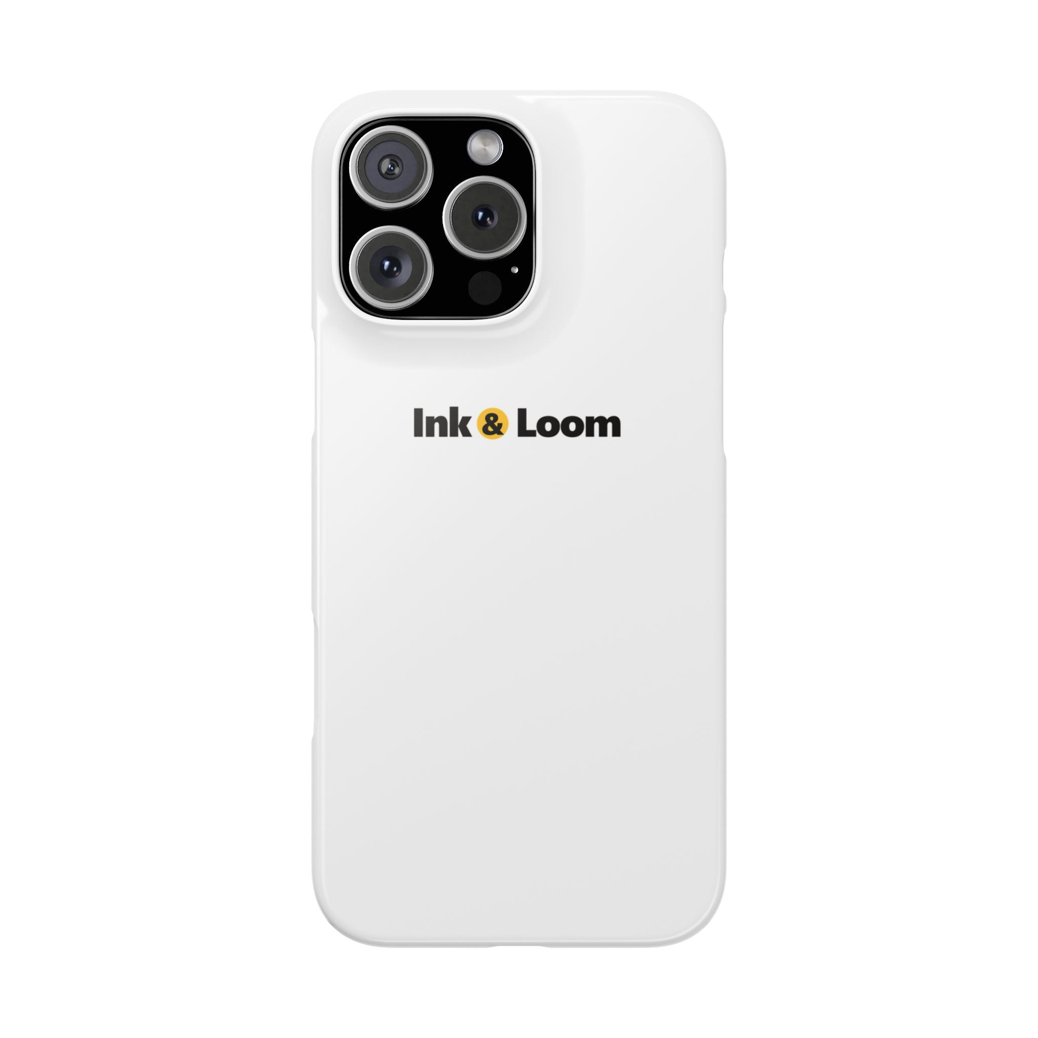 Slim Photo Phone Case, personalized slim phone case with a custom photo and name, front view