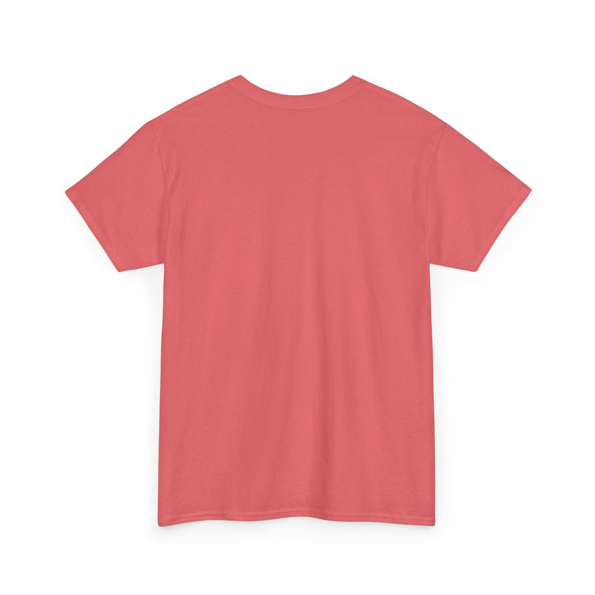 Heritage Heavy Cotton Tee, personalized heavy cotton t-shirt with a custom photo and name, Light Blue, worn, front view