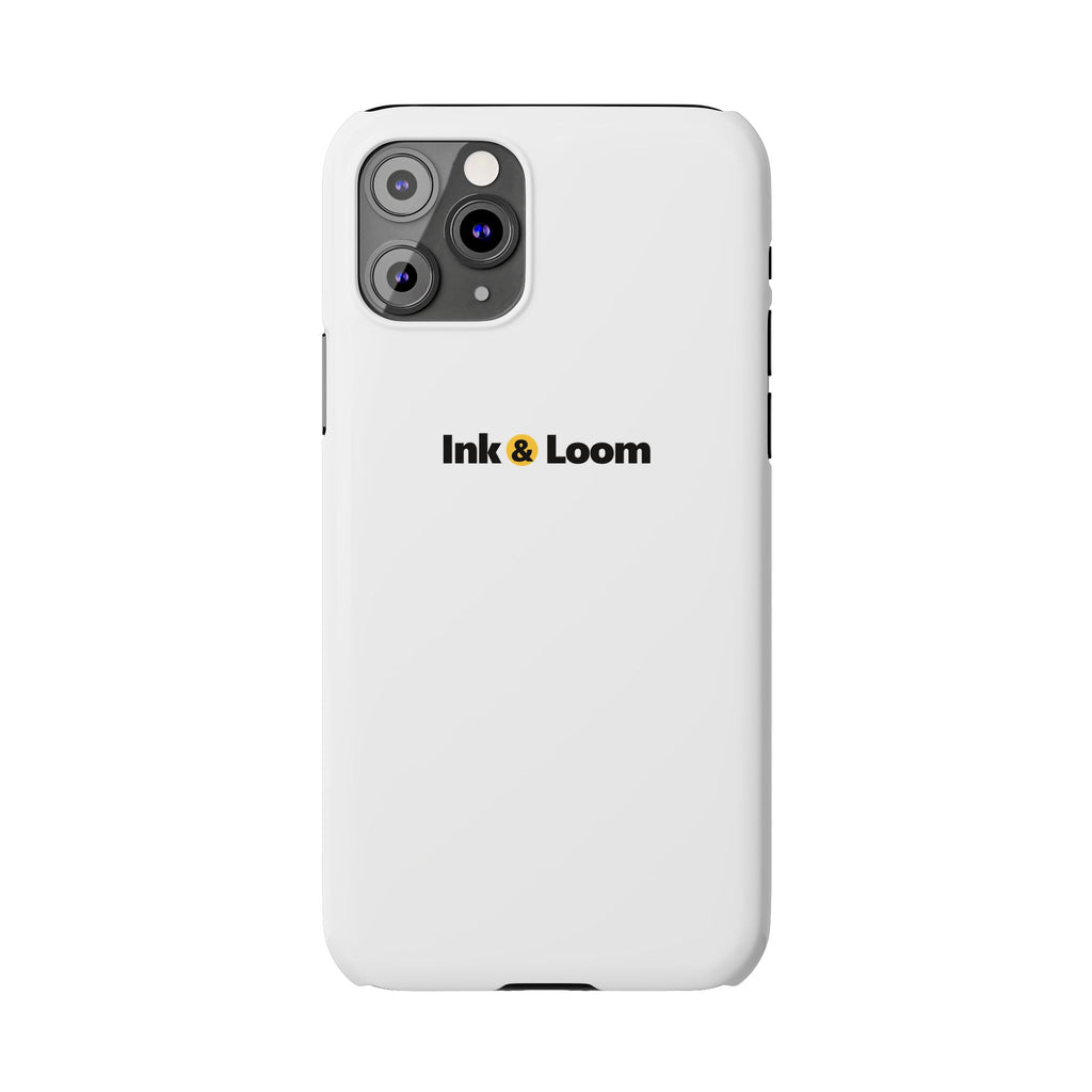 Slim Photo Phone Case, personalized slim phone case with a custom photo and name, front view