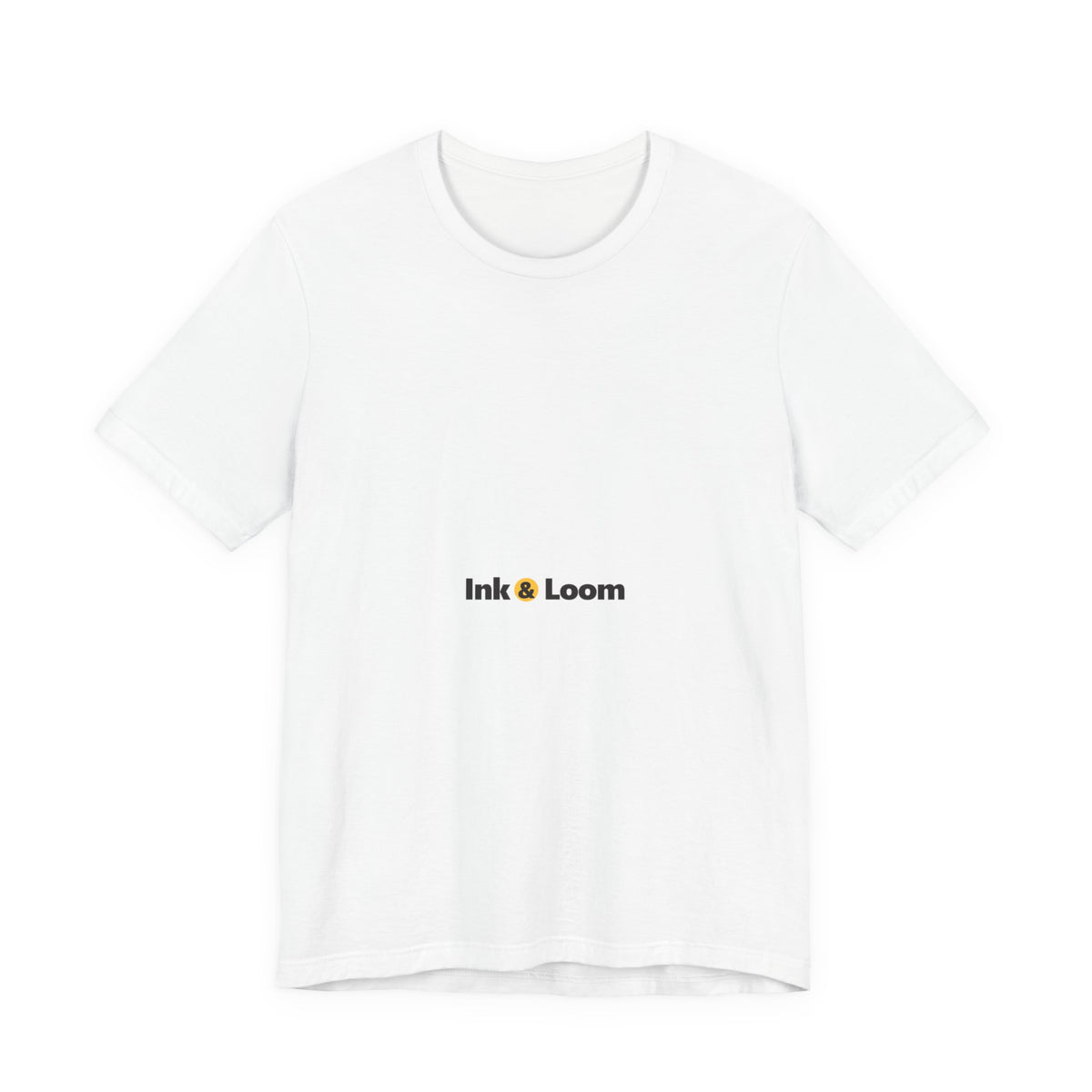 Keepsake Photo Tee, personalized photo t-shirt with a custom photo and name, White, worn, front view