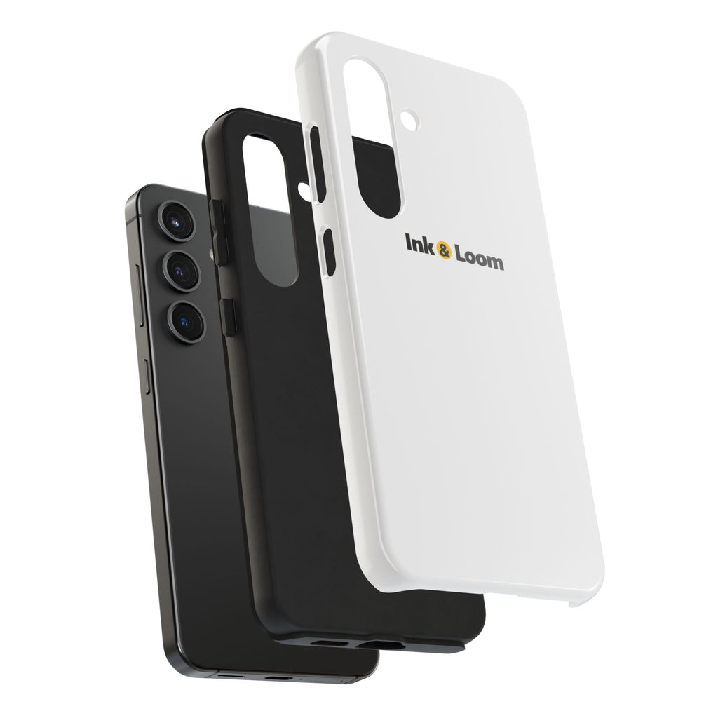 Tough Photo Phone Case, personalized tough phone case with a custom photo and name, front view