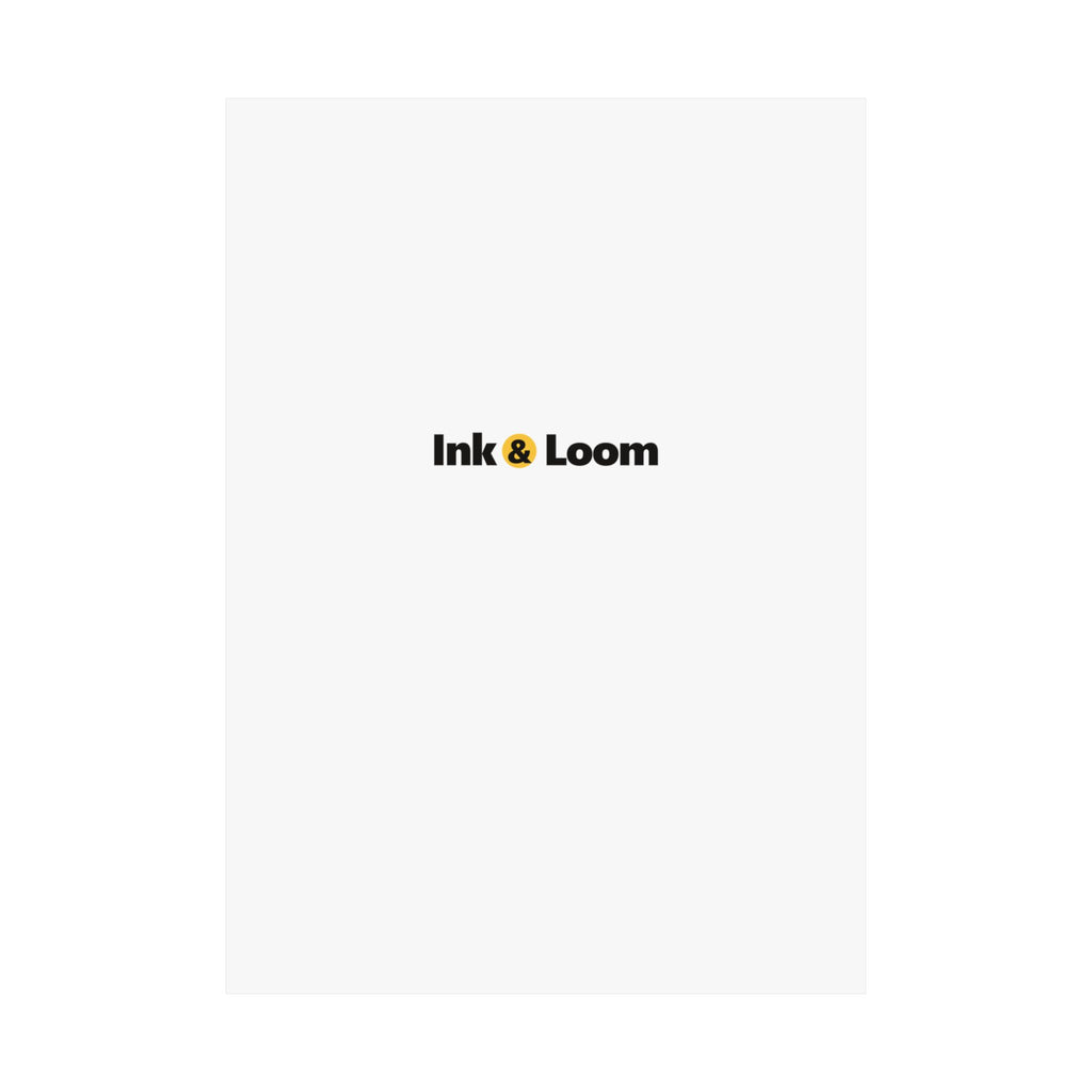 Gallery Matte Poster, personalized photo poster with a custom photo and name, alternate view