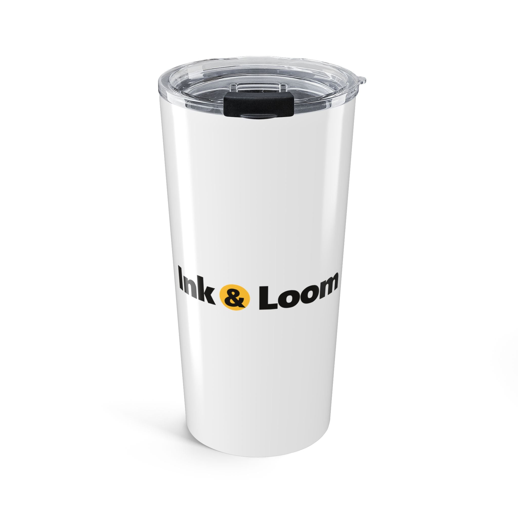 Chill Time 20 oz Tumbler, personalized 20 oz tumbler with a custom photo and name, front view