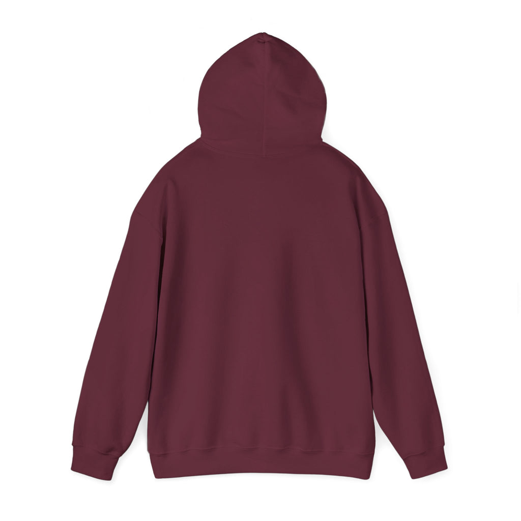 Hearth Pullover Hoodie, Dark Colors, personalized pullover hoodie with a custom photo and name, Dark Heather, front view