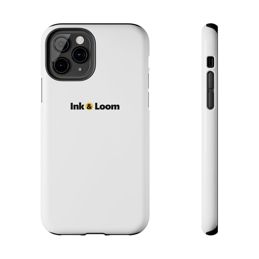 Tough Photo Phone Case, personalized tough phone case with a custom photo and name, front view