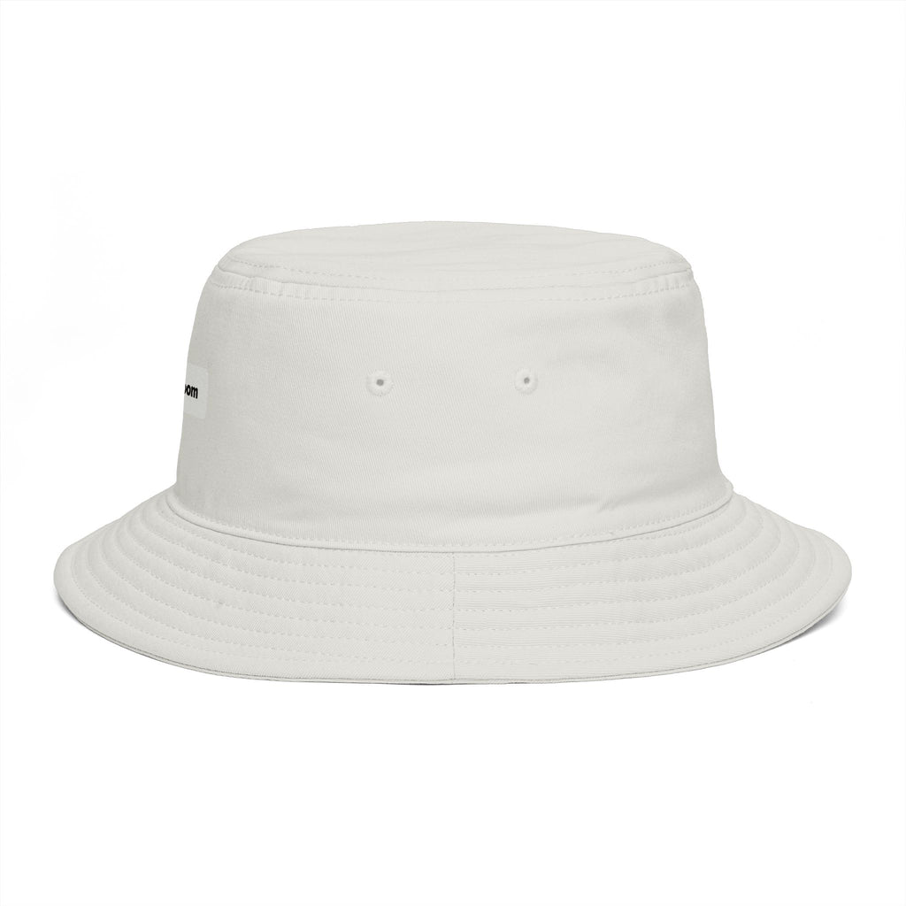 Sunny Days Bucket Hat, personalized bucket hat with a custom photo and name, Bone, front view