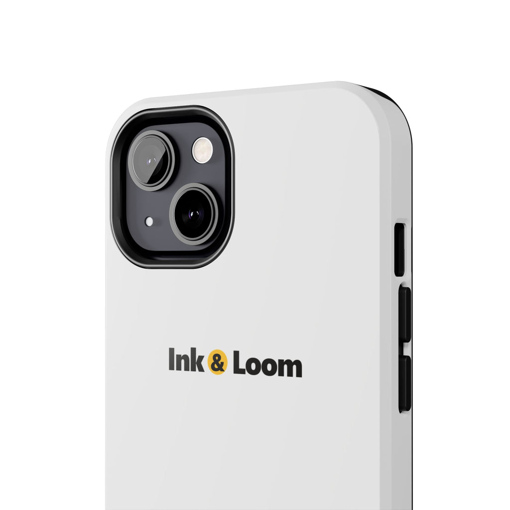 Tough Photo Phone Case, personalized tough phone case with a custom photo and name, front view