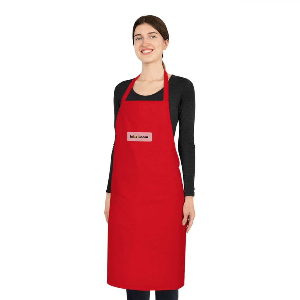 Kitchen Hero Apron, Dark Colors, personalized apron with a custom photo and name, Royal Blue, front view