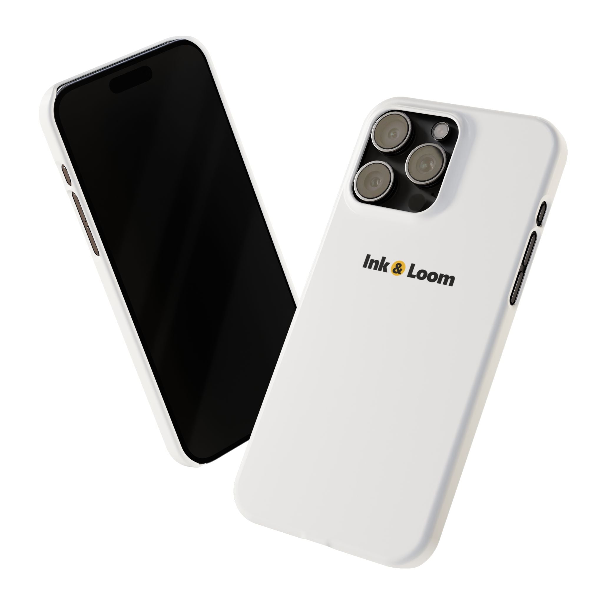 Slim Photo Phone Case, personalized slim phone case with a custom photo and name, front view