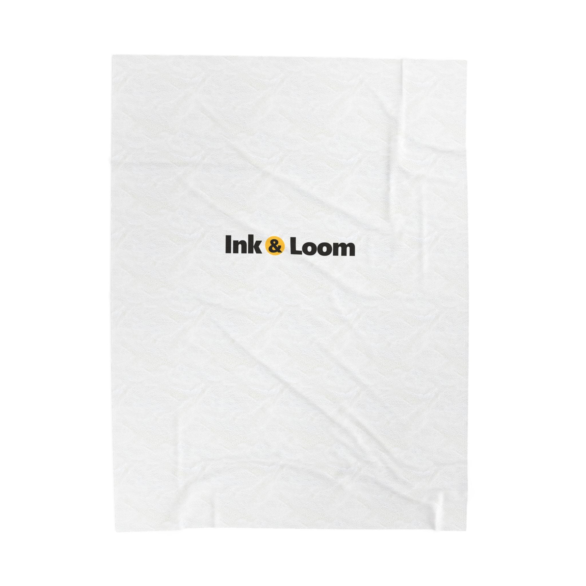 Velvet Touch Plush Blanket, personalized velveteen plush blanket with a custom photo and name, front view