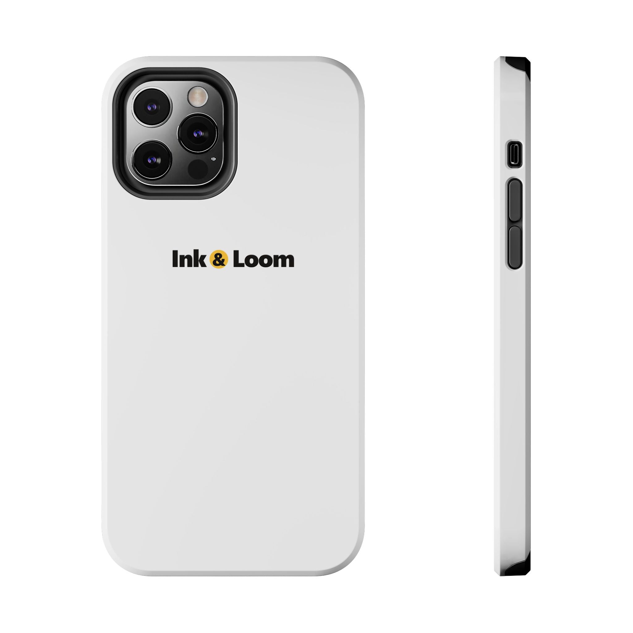 Tough Photo Phone Case, personalized tough phone case with a custom photo and name, front view