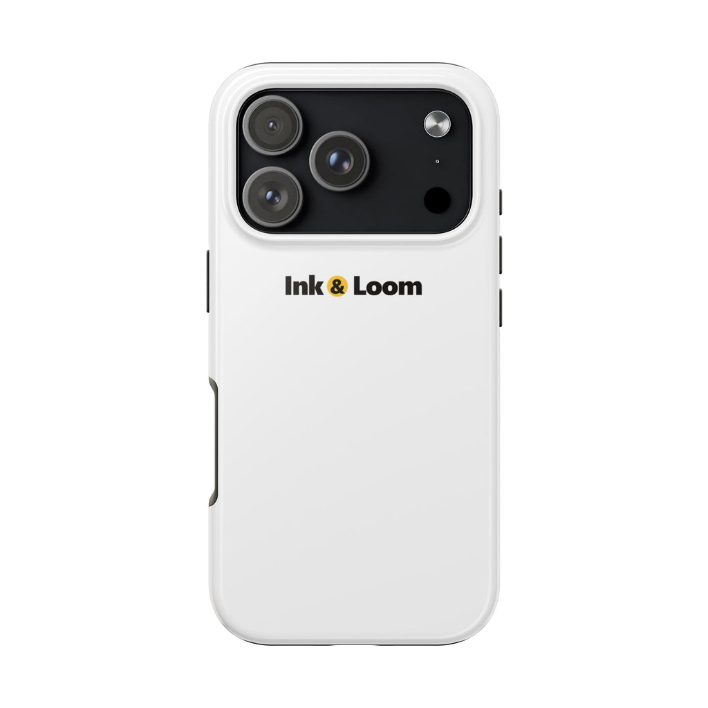 Tough Photo Phone Case, personalized tough phone case with a custom photo and name, front view