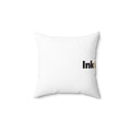 Memory Lane Square Pillow, personalized photo pillow with a custom photo and name, front view