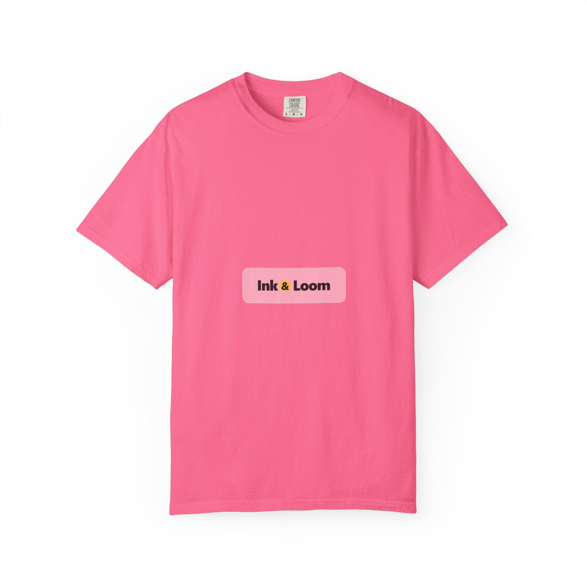 Sunday Garment-Dyed Tee, personalized garment-dyed t-shirt with a custom photo and name, Butter, front view