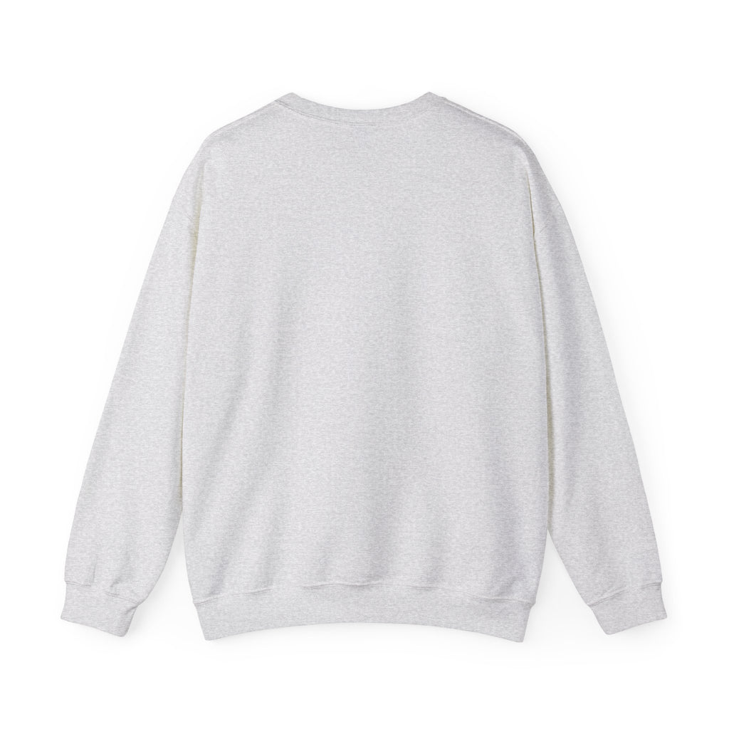 Cozy Crewneck Sweatshirt, personalized crewneck sweatshirt with a custom photo and name, Light Blue, front view