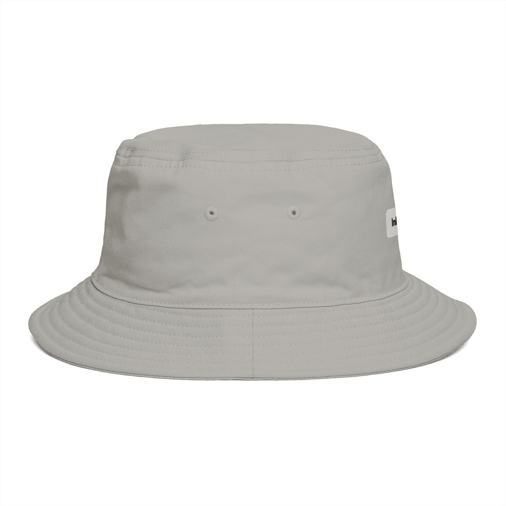 Sunny Days Bucket Hat, Dark Colors, personalized bucket hat with a custom photo and name, Army, front view