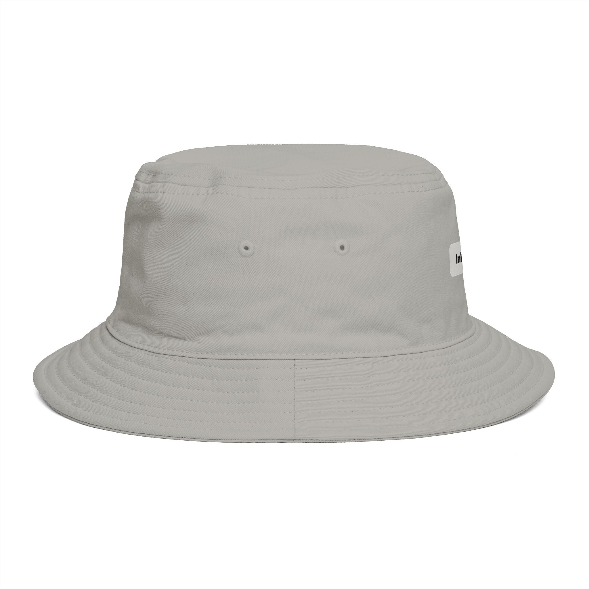 Sunny Days Bucket Hat, Dark Colors, personalized bucket hat with a custom photo and name, Army, front view