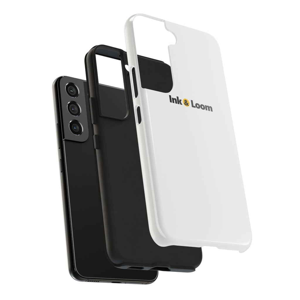 Tough Photo Phone Case, personalized tough phone case with a custom photo and name, front view