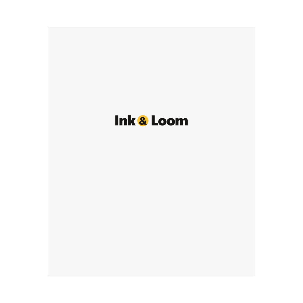 Gallery Matte Poster, personalized photo poster with a custom photo and name, front view