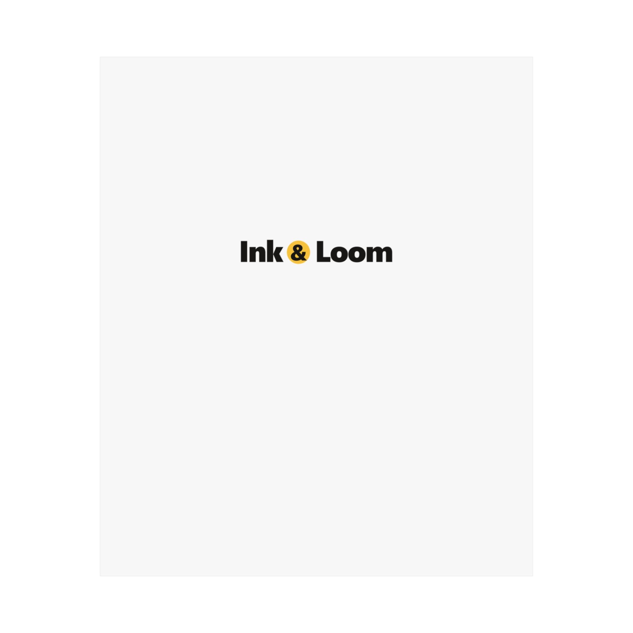 Gallery Matte Poster, personalized photo poster with a custom photo and name, front view