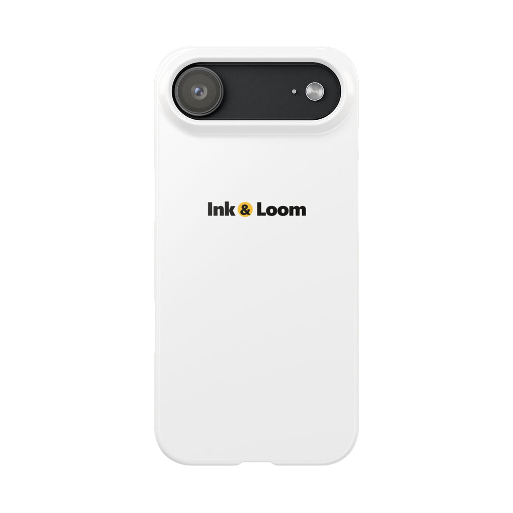 Slim Photo Phone Case, personalized slim phone case with a custom photo and name, front view