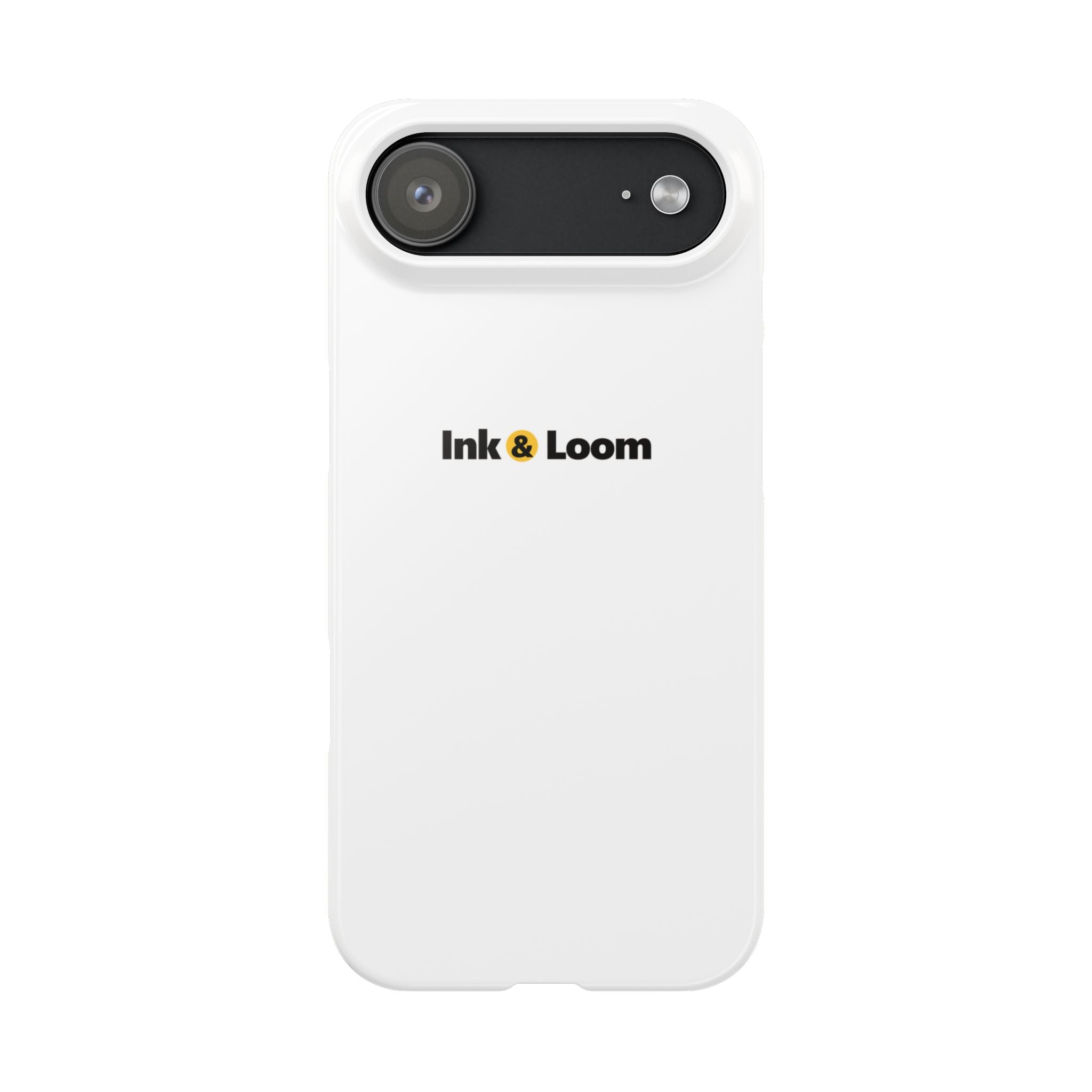 Slim Photo Phone Case, personalized slim phone case with a custom photo and name, front view