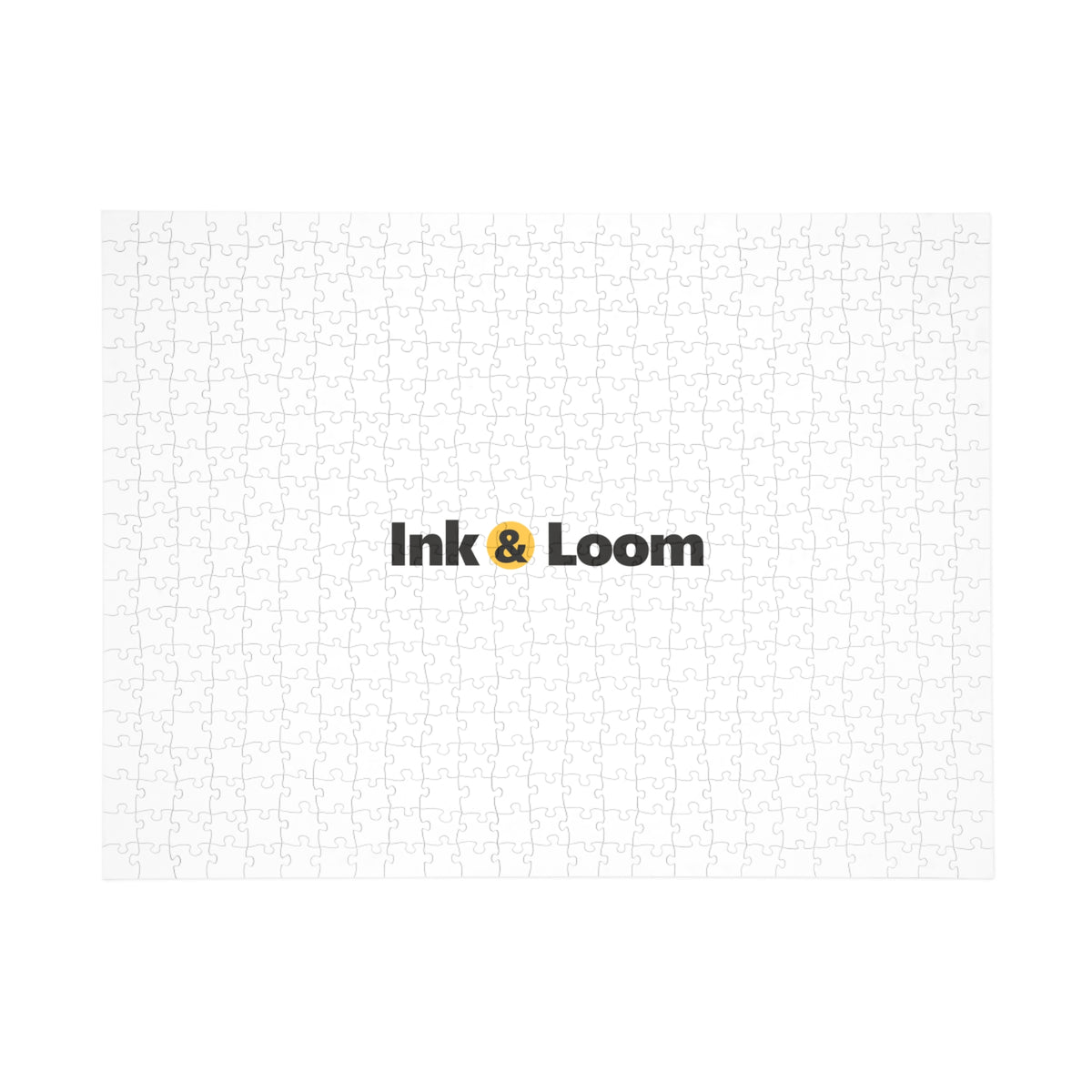 Family Night Photo Puzzle, personalized photo jigsaw puzzle with a custom photo and name, front view