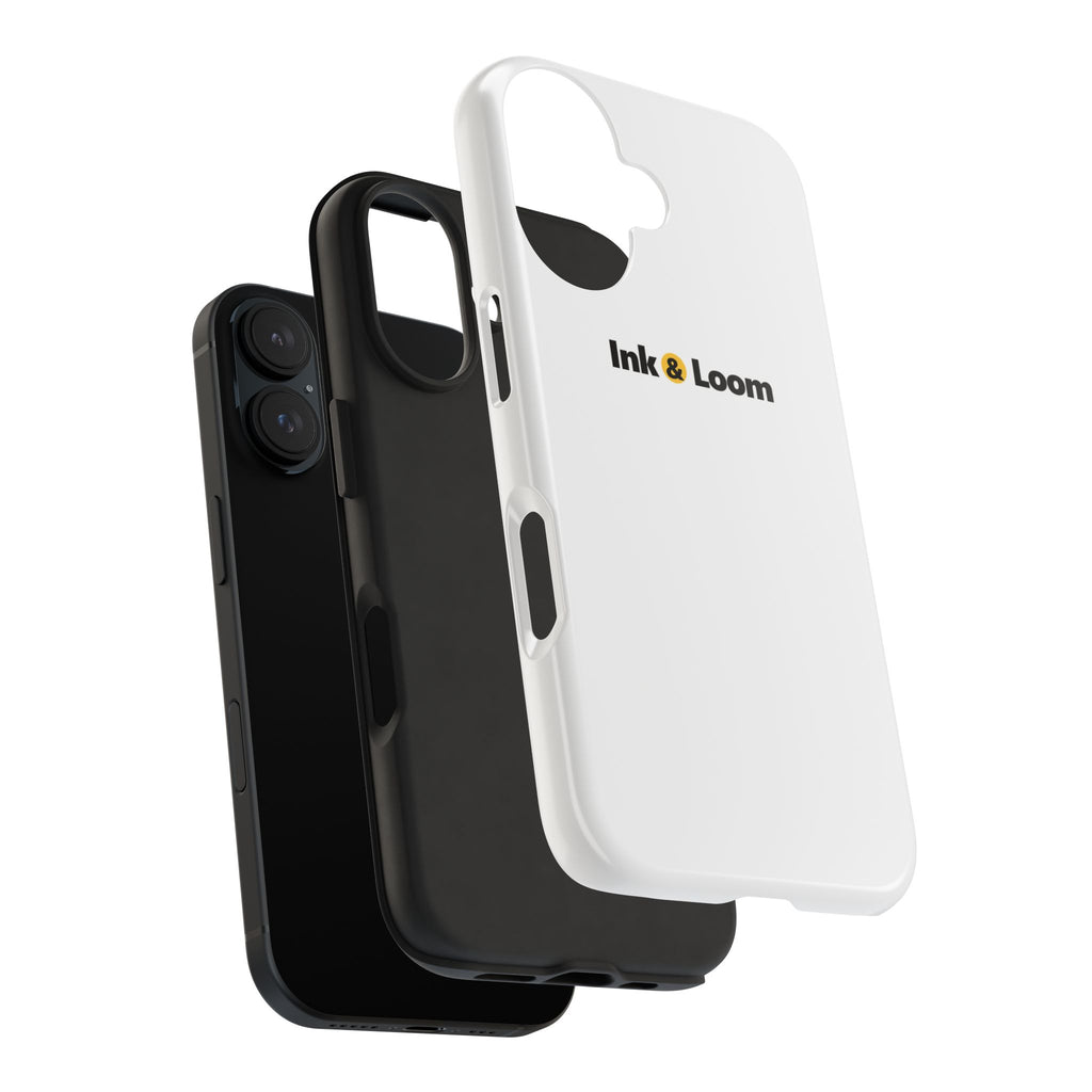Tough Photo Phone Case, personalized tough phone case with a custom photo and name, front view