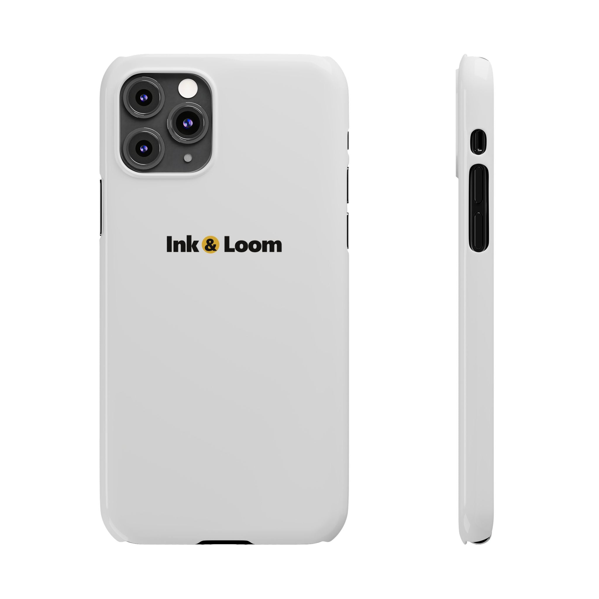 Slim Photo Phone Case, personalized slim phone case with a custom photo and name, front view