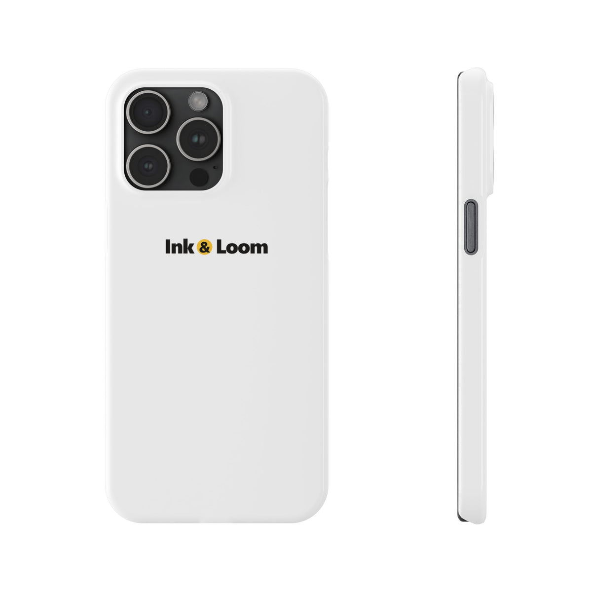 Slim Photo Phone Case, personalized slim phone case with a custom photo and name, front view