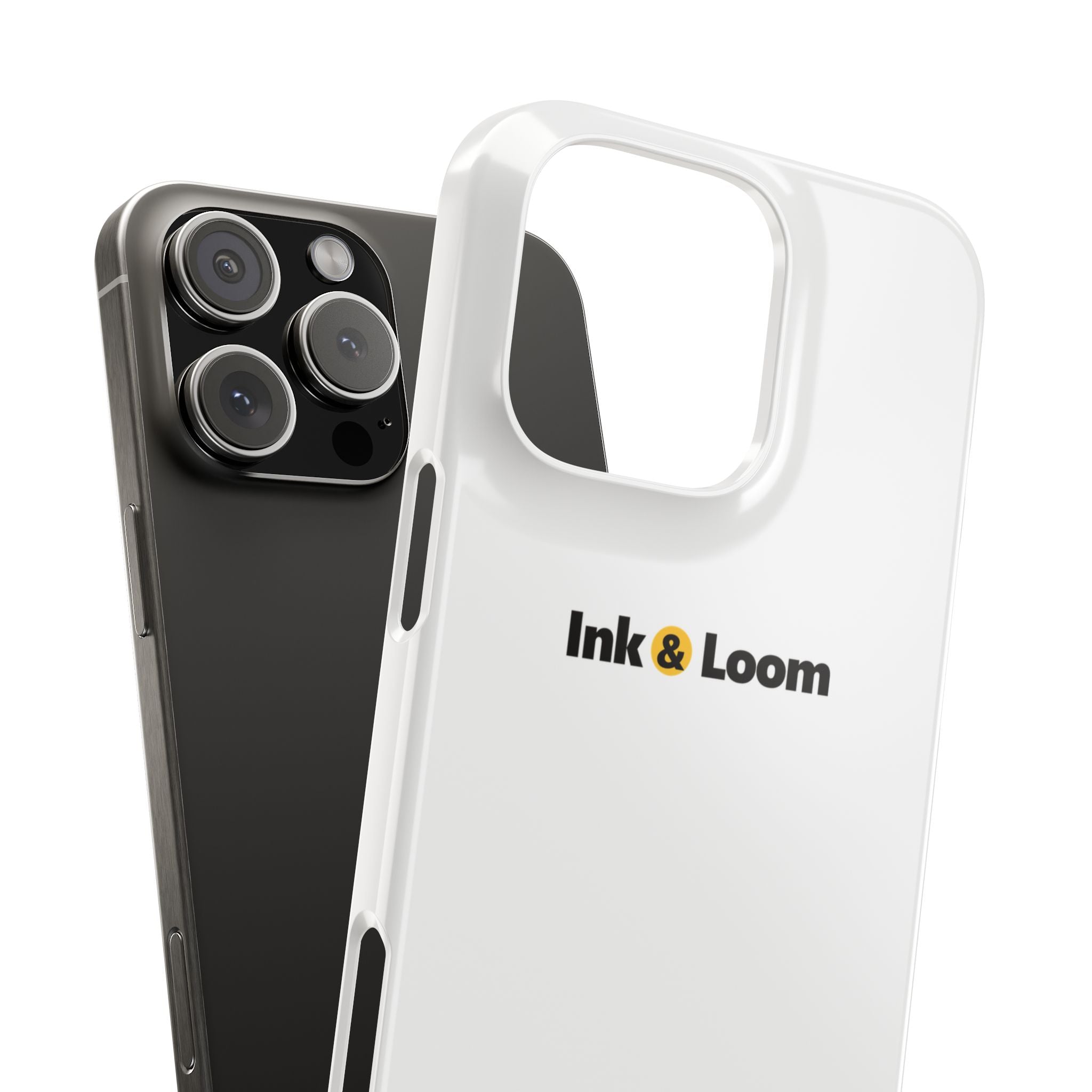 Slim Photo Phone Case, personalized slim phone case with a custom photo and name, front view