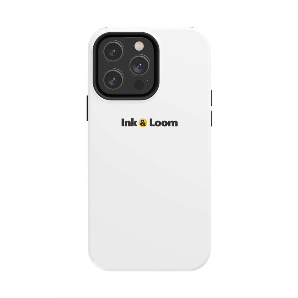 Tough Photo Phone Case, personalized tough phone case with a custom photo and name, front view